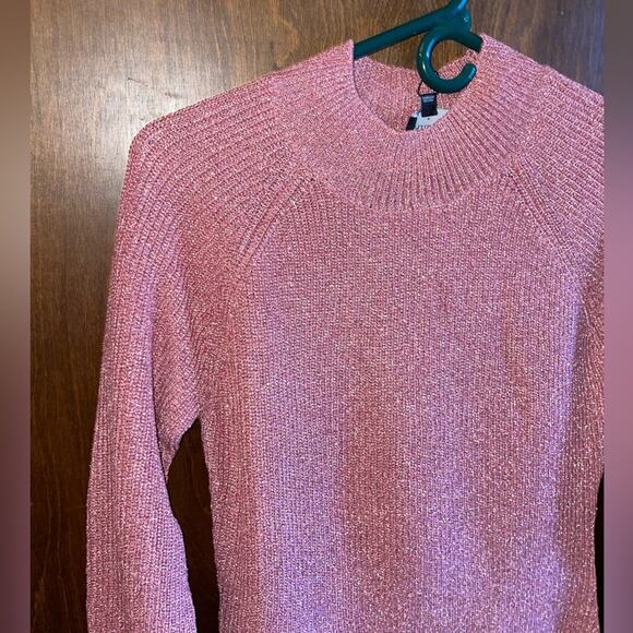 Adeline sweater mini dress metallic pink - Picture 3 of 12